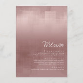 Waterverf Reflections Wedding Cinnamon Roos ID774 Menu (Voorkant)