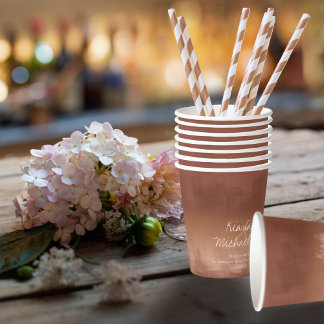 Waterverf Reflections Wedding Clay ID774 Papieren Bekers