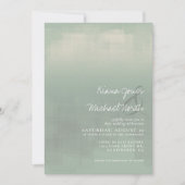 Waterverf Reflections Wedding Sage ID774 Kaart (Voorkant)