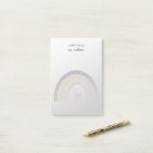 Waterverf regenboog Aangepaste leraar Post-it® Notes (Op bureau)