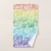 Waterverf regenboog bad handdoek (Handdoek)