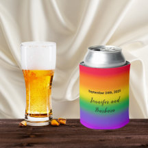 Waterverf Regenboog Gay Pride Bruiloft