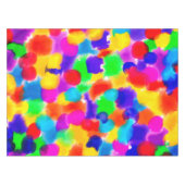 Waterverf regenboog gekleurd tafelkleed (Voorkant (Horizontaal))