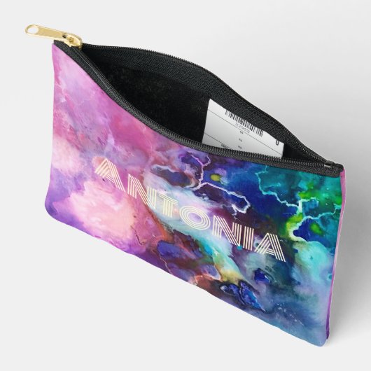 Waterverf regenboog grillige naam etui (Open)