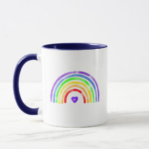 Waterverf Regenboog LGBTQIA Mok