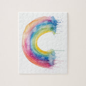 Waterverf regenboog puzzel (Verticaal)