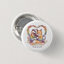 Waterverf Regenboog Vos & Das Pride Gepersonalisee