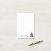 Waterverf regenboogbladeren post-it® notes (Op bureau)