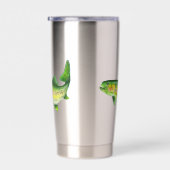 Waterverf regenboogforel geïsoleerde drinkbeker (Rechts)