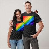 Waterverf regenboogkleuren t-shirt (Unisex)