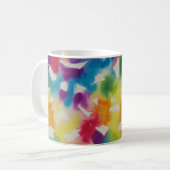 Waterverf RegenboogMok Koffiemok (Voorkant links)