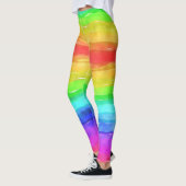 Waterverf regenboogschieten leggings (Links)