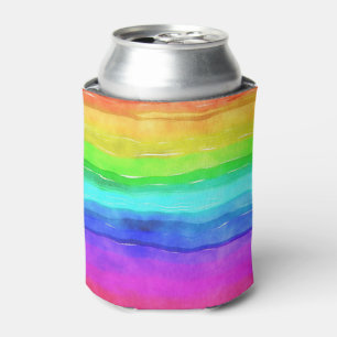 Waterverf Regenboogstrips Blikjeskoeler