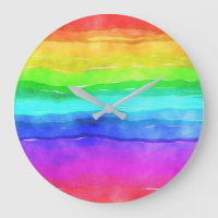 Waterverf Regenboogstrips