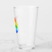 Waterverf regenboogvlies glas (Links)
