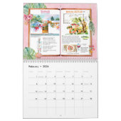 Waterverf reiskalender rond de wereld 2026 kalender (Feb 2026)