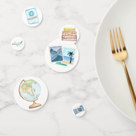 Waterverf Reizen Thema Baby shower Confetti (Groep)