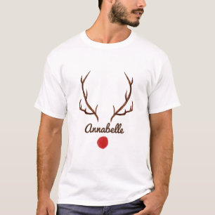 Waterverf rendieren grappige neushoorn T-Shir T-shirt
