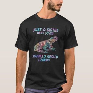 Waterverf reptiel is gewoon een zus die van armadi t-shirt