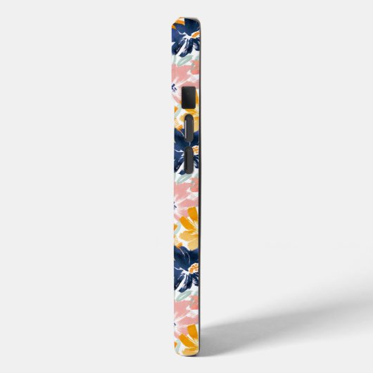 Waterverf Retro bloemenpatroon Case-Mate iPhone Case (Achterkant / Links)