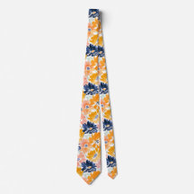 Waterverf Retro bloemenpatroon
