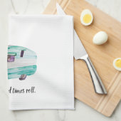 Waterverf Retro Camper Kitchen Dish Towel Theedoek (Quarter Fold)