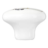 Waterverf  Retro Camper Knob Pull v. 3 Keramische Knop (Zijkant)