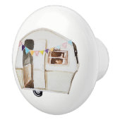 Waterverf  Retro Camper Knob Pull v. 3 Keramische Knop (Rechts)