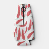 waterverf rode hete Spaanse peper Flesjeskoeler (Achterkant)