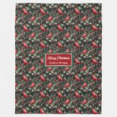 Waterverf rode kardinaal gedempte tonen deken (Voorkant)