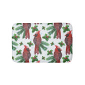 waterverf rode kardinale vogel badmat (Voorkant)