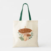 Waterverf Rode paddenstoel BabyShower Canvas tas c (Achterkant)