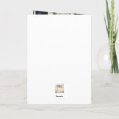 Waterverf rode Paddestoel · Herfst Forest Birthday Kaart (Achterkant)