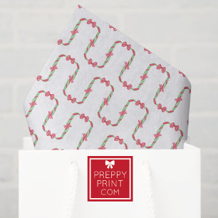 Waterverf Rode Stip Lint Kerstmis Tissuepapier