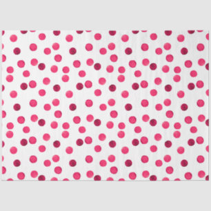 Waterverf rode waterverf polka dot patroon tissuepapier