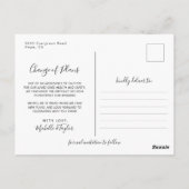 Waterverf Rol met het Uitgestelde Briefkaart (Achterkant)