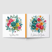 Waterverf Romance bruiloft Gastenboek (Volledig)