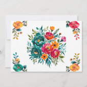 Waterverf Romance repetitie diner Kaart (Achterkant)