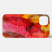 Waterverf rood geel Case-Mate iPhone case (Achterkant (horizontaal))