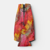 Waterverf rood geel flesjeskoeler (Achterkant)