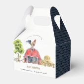 Waterverf Roodbaarzen Boerderij Bedankdoosjes (Achterkant)