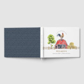 Waterverf Roodbaarzen Boerderij Gastenboek (Volledig)