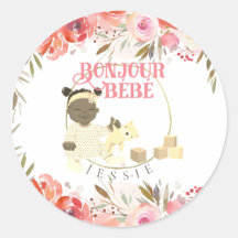 Waterverf Roos Bonjour Girl Baby 3