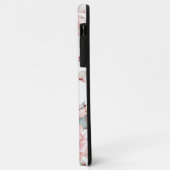 Waterverf Roos krans gepersonaliseerd | Wit Case-Mate iPhone Case (Achterkant/links)