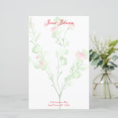 Waterverf Roos — Persoonlijke artikelen (Staand voorkant)