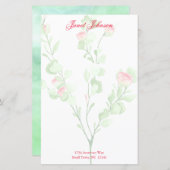 Waterverf Roos — Persoonlijke artikelen (Voorkant / Achterkant)