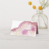 Waterverf Roos Quartz Gold Geode BarefootBride™ (Achterkant)