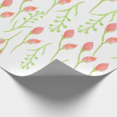 WATERVERF ROOS WRAPPORTEUR CADEAUPAPIER (Hoek)