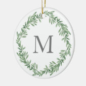 Waterverf Rosemary Wreath Keramisch Ornament (Links)