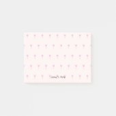 Waterverf roze aanjager Aangepaste naam Post-it® Notes (Voorkant)